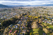 Rotorua aerial shot