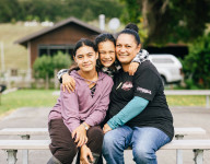 family_on_bench