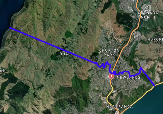 Wellington Sludge Minimisation map